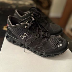 ON Cloud X Black/Asphalt size 7.5
